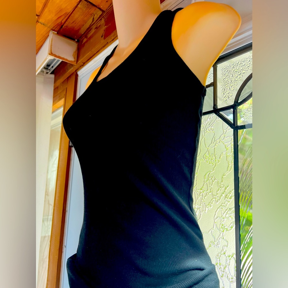 🆕 BLUENOTES- Black Racerback Tank Top
